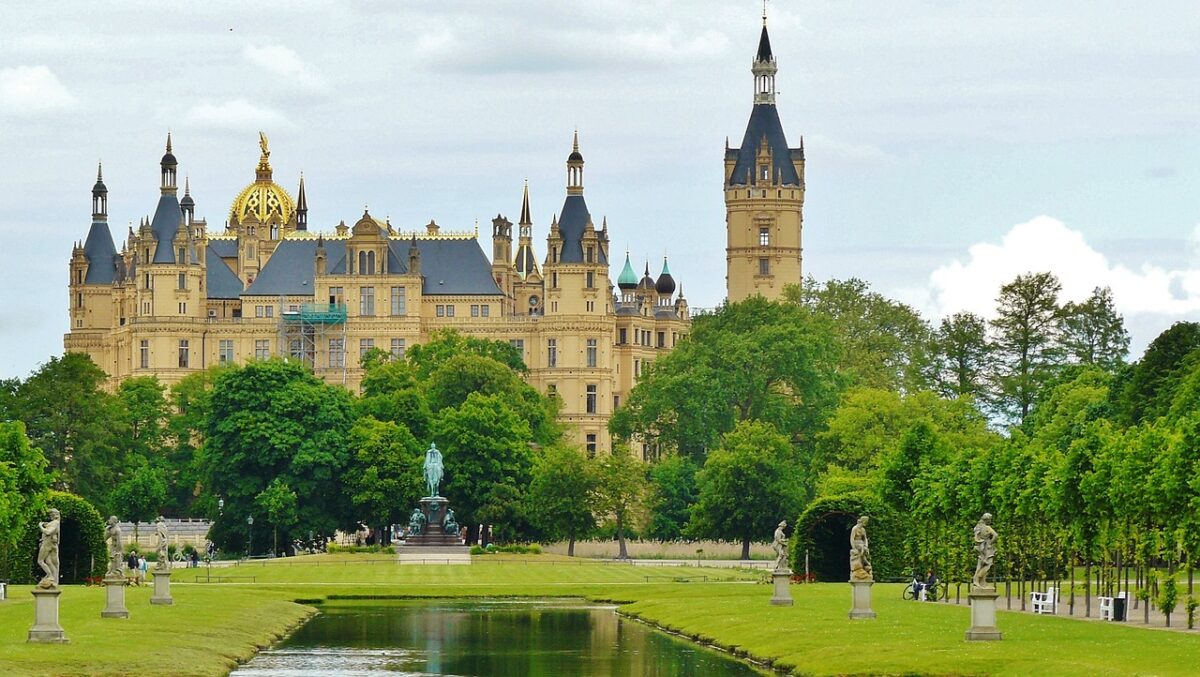 schwerin, schwerin castle, nature